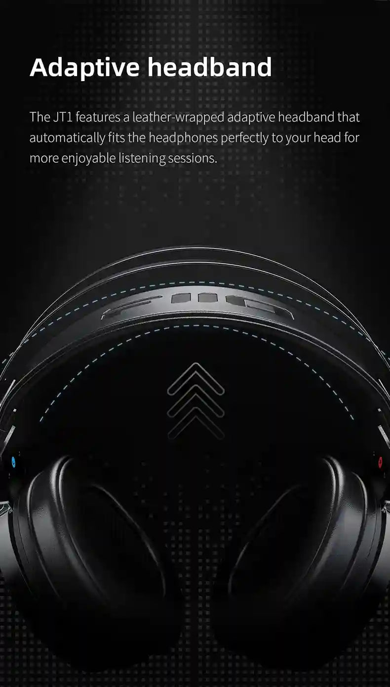 FiiO JT1 Studio Headphones - Over-Ear HiFi Monitor with Mic Tidesmit