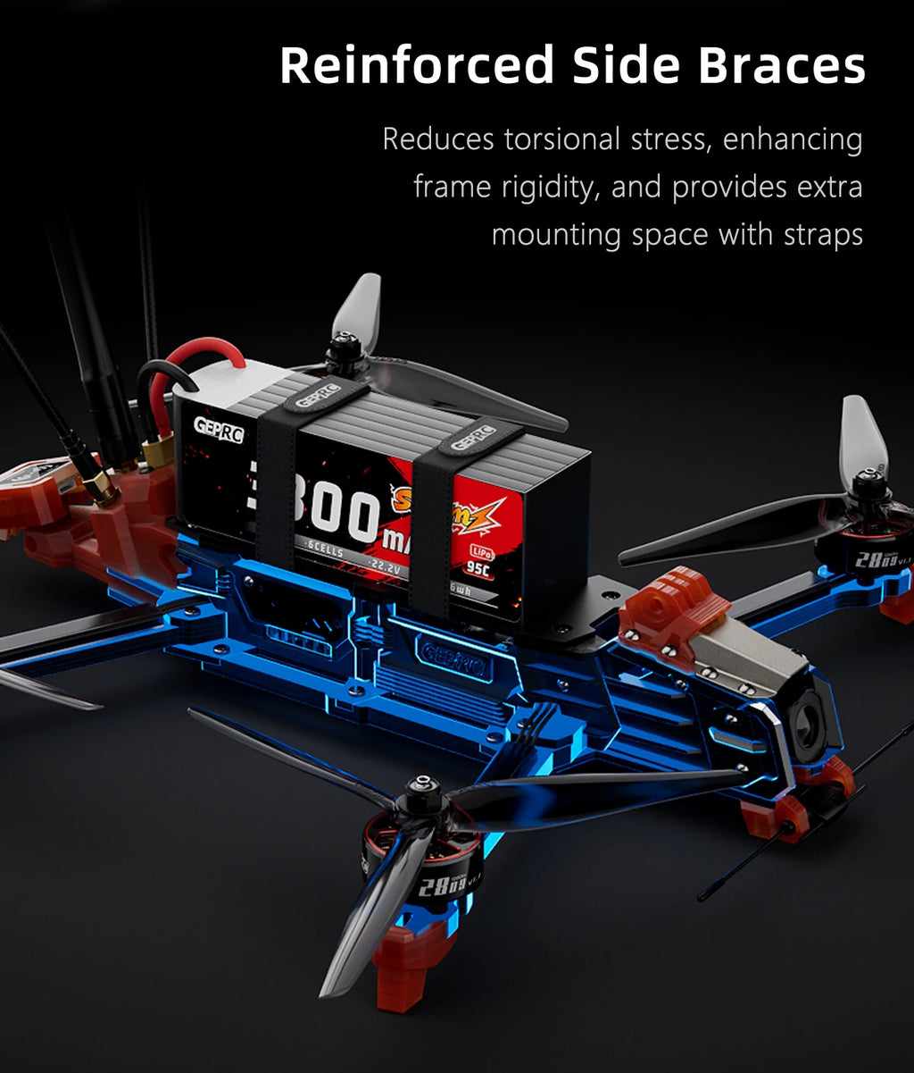 GEPRC MOZ7 V2 7-Inch Long Range FPV Drone - Reliable GPS Cinematic Kit Tidesmit