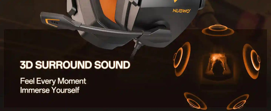 Pro Gaming Headset with Mic - Over-Ear Wired Audio for Xbox PS5 PC Tidesmit
