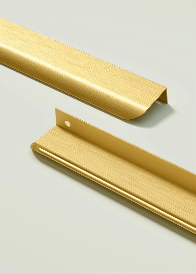 Invisible Wardrobe Handle Minimalist Modern Minimalist Cabinet Door Drawer Cashmere Gray Cabinet Furniture Hardware Small Handle