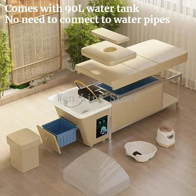 Head Spa Shampoo Chair with Integrated Water Tank - Japanese Wash Basin Massage Chairs Tidesmit