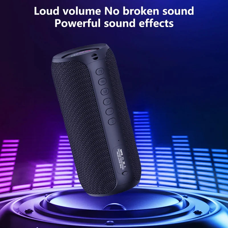 Zealot S32 MAX Outdoor Portable Subwoofer Wireless Speaker,Waterproof IPX 5,Dual Pairing, 3600mAh Battery.