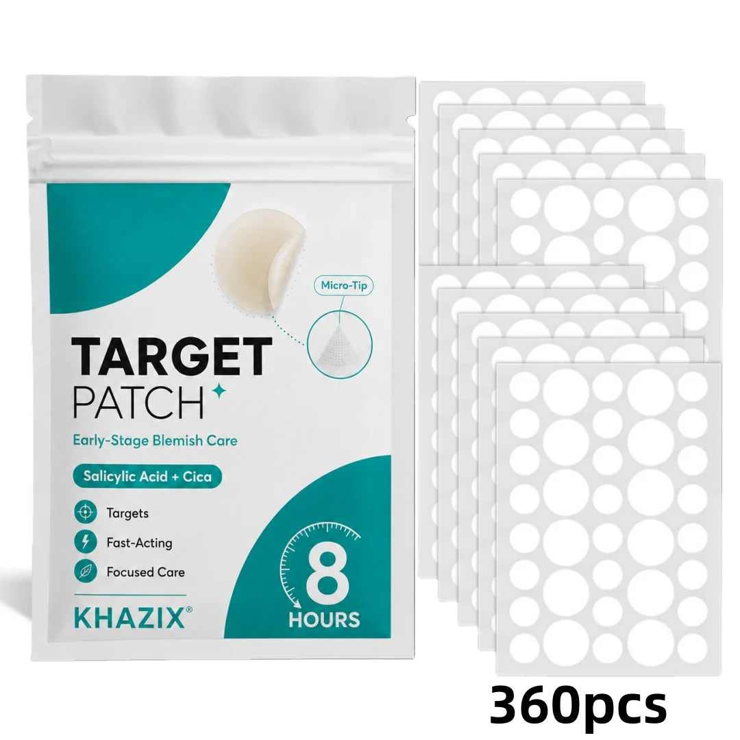 360pcs Hydrocolloid Blemish Patches Invisible Acne Spot Cover Pimple Patch for Face Skin Care Mixed Sizes