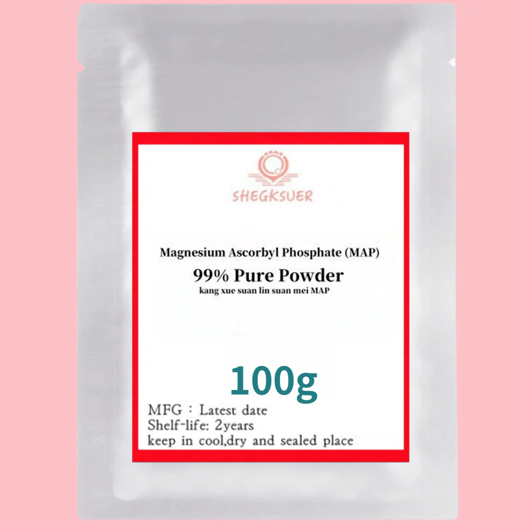 Cosmetic Grade 50g-1000g Magnesium Ascorbyl Phosphate (MAP) 99% pure powder