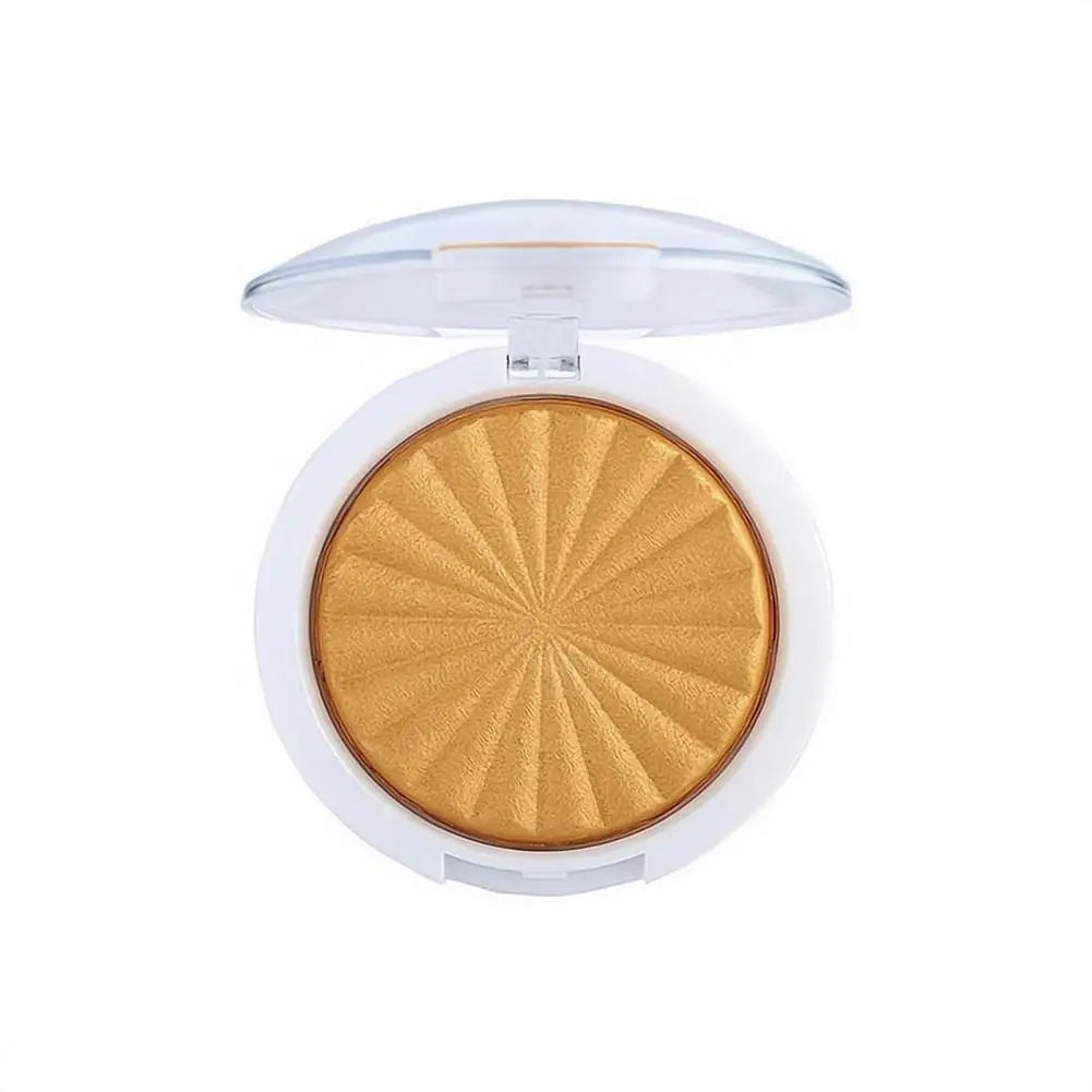 Tidesmit 3D pearlescent shimmer highlighter and matte blush powder for radiant face makeup application detail view
