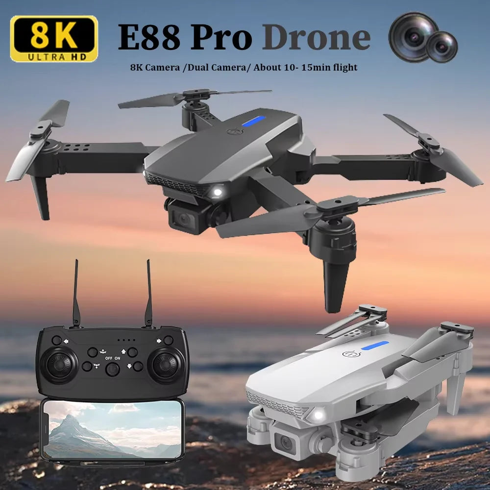 4K Camera Drone Foldable Quadcopter - Wide Angle Lens & Stable Flight Tidesmit