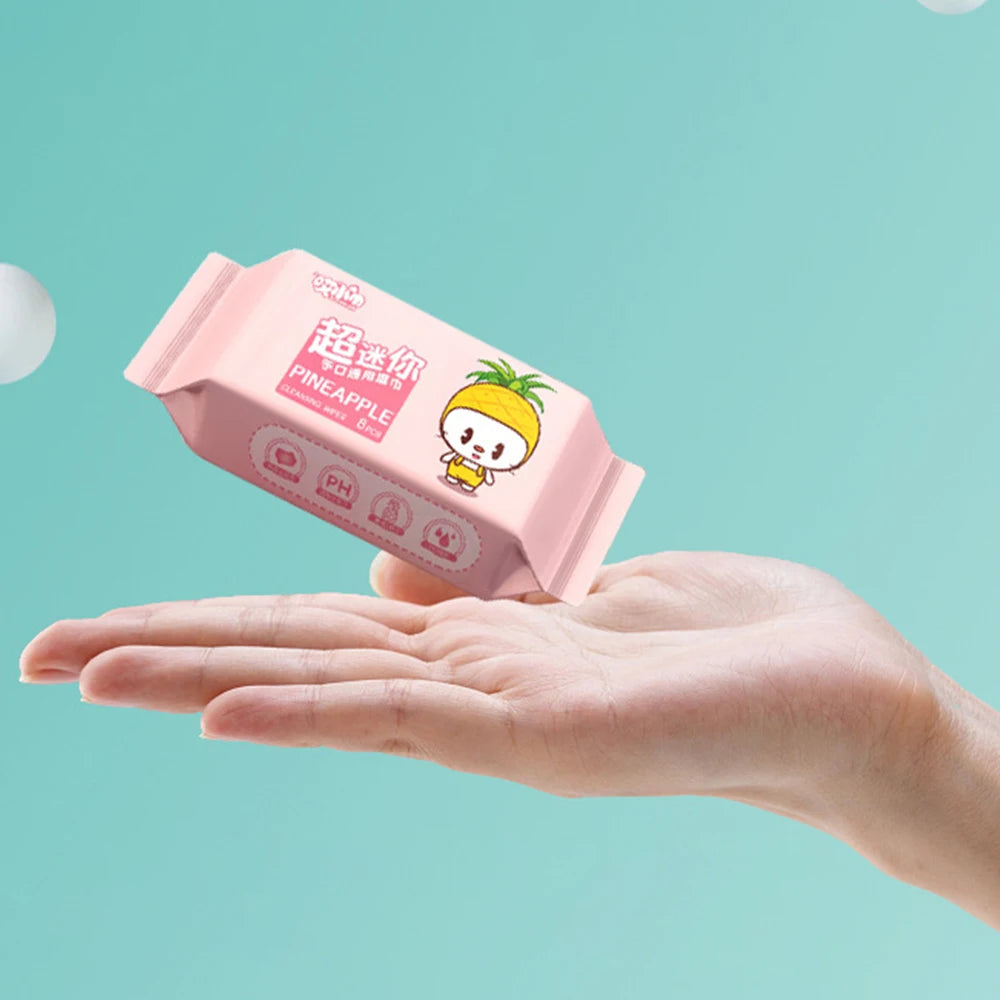 Soft Baby Wet Wipes Large Pack Disposable Freshing Cleaning Wipes Hand Mouth Cleaning High Quality Mini Portable Wipes Babies
