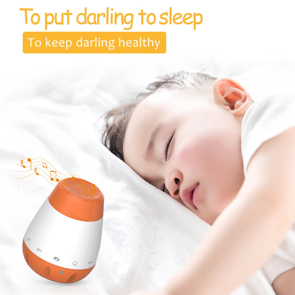 Baby White Noise Machine Smart Music Voice Sensor Infants Bad Sleep Helper Therapy Sound Monitor Generator for Baby Adult