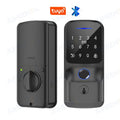 Tuya BLE WiFi Smart Door Lock Fingerprint Password RFID Card Key Unlock APP Control Electronic Deadbolt Lock for Home Office