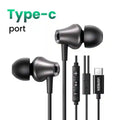 USB C Wired Earbuds with Microphone - HiFi Stereo In-Ear Headphones USB-C port Tidesmit