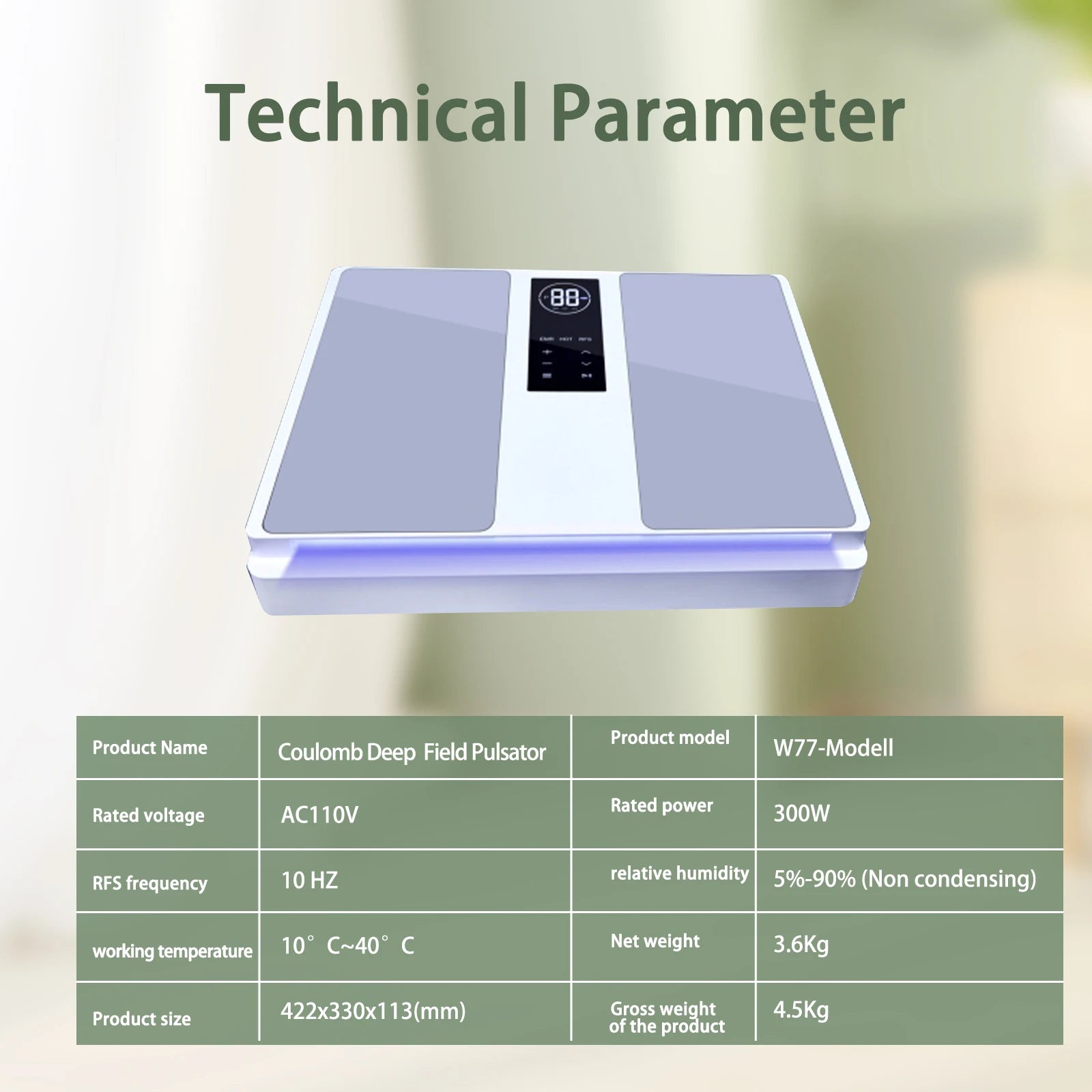 Terahertz Foot Massager with Heat and Phototherapy - Home Spa Device Relaxation Treatment Tidesmit