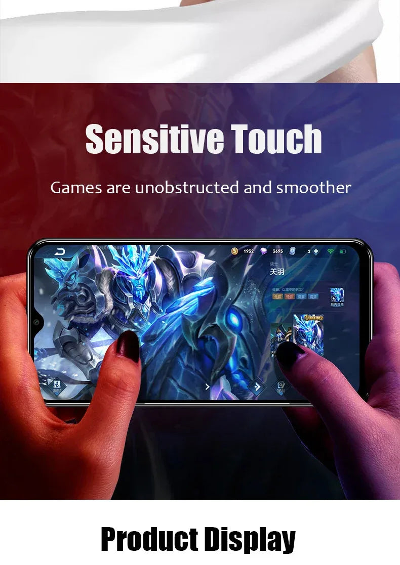 Samsung Galaxy A54 Tempered Glass Screen Protector - 3 Pack Case-Friendly Tidesmit