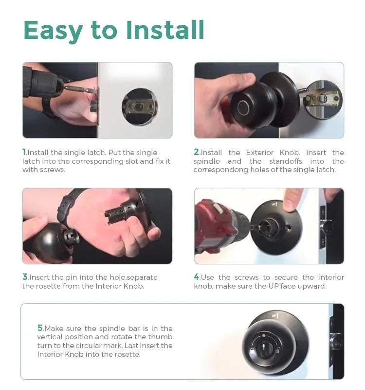 Tuya Smart Lock Fingerprint Key Unlock App Remote Control Intelligent Door Lock Keyless Security Door for Apartment
