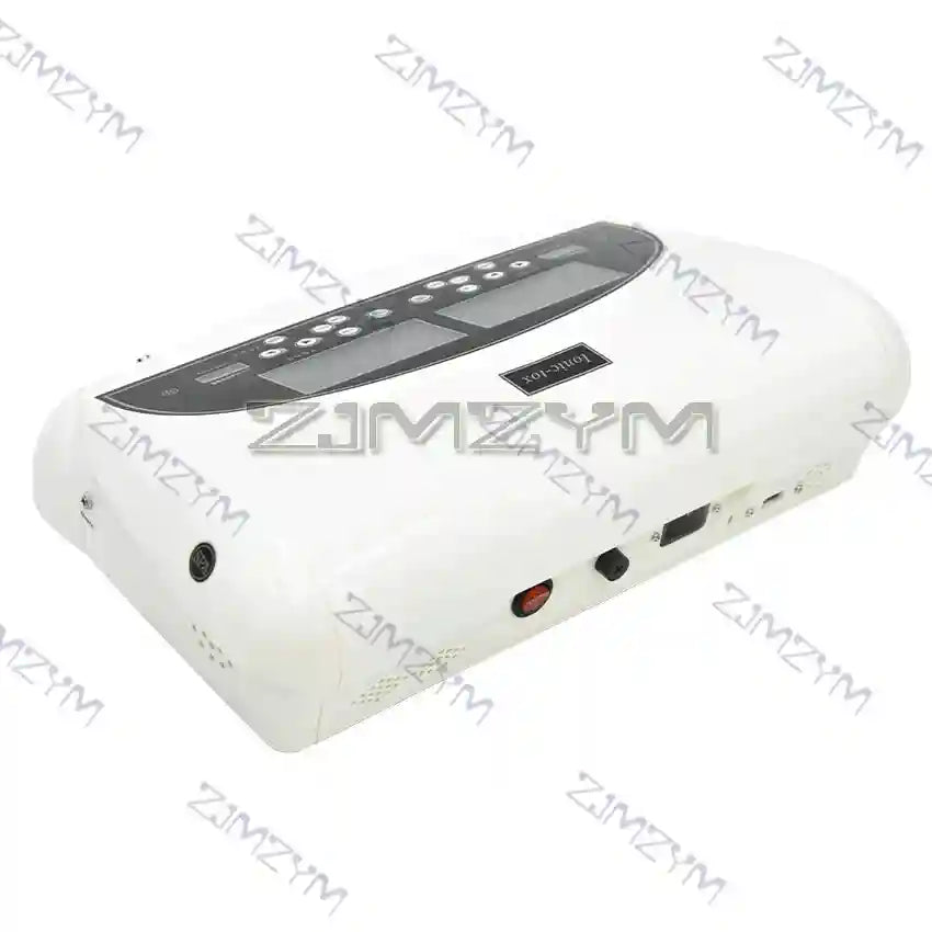 White dual ionic detox foot bath machine with digital control panel for home spa and body health cleaning therapy.