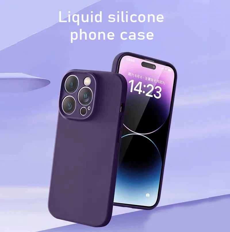 iPhone 15 Pro Silicone Case – Shock-Absorbing Slim Fit Cover Tidesmit
