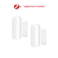 Zigbee Door Sensor Window Contact Sensor Open Closed Detector Smart Home Alarm Security Protection work with Tuya Hub Smart Life