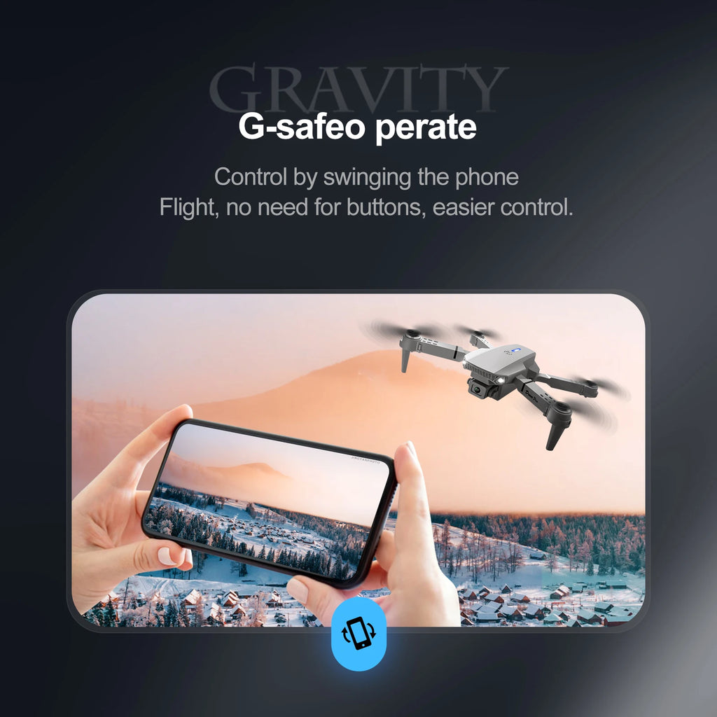 4K Camera Drone Foldable Quadcopter - Beginner-Friendly Tech Tidesmit