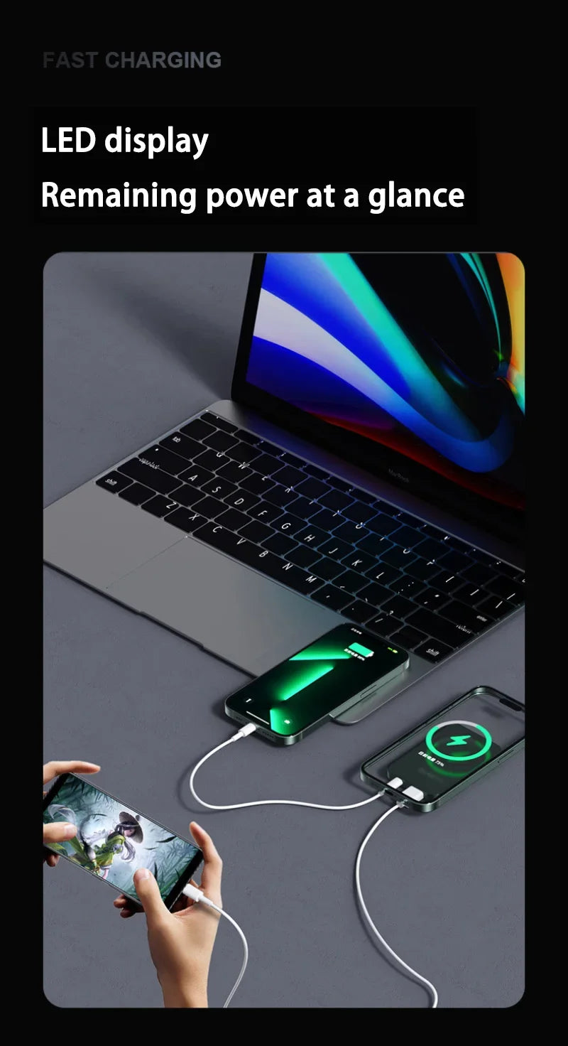 Tidesmit High Capacity Portable Power Bank – Fast PD Charging Tidesmit