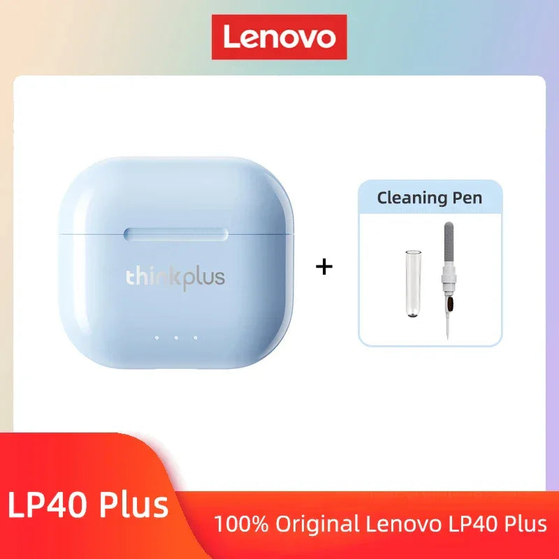 Lenovo LP40 II TWS Wireless Bluetooth Earphones by Tidesmit Blue Clean Pen Tidesmit