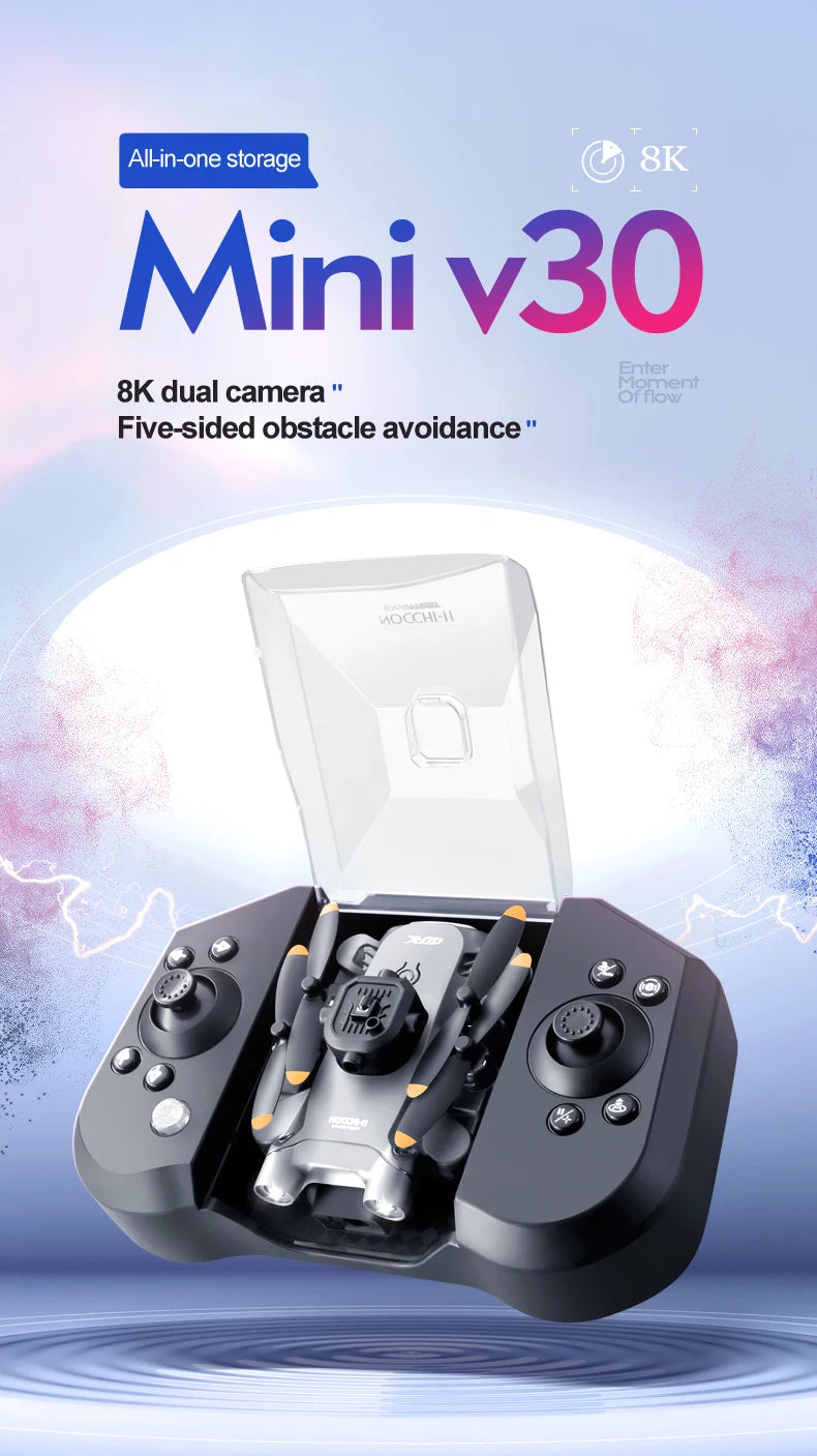 Mini 4K Camera Drone With Obstacle Avoidance - Foldable & Compact Tidesmit