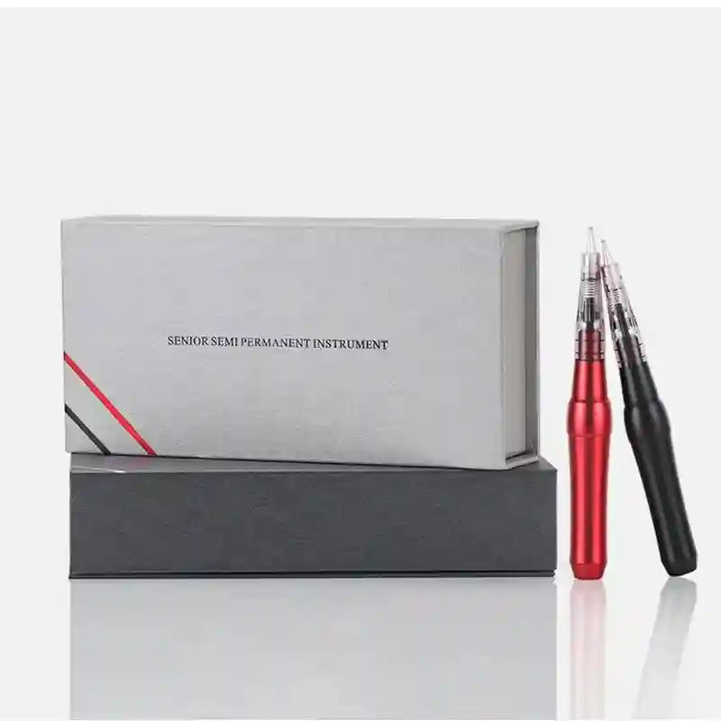 Permanent Makeup Machine: Precision Electric Microblading Pen - Black/Red Permanent Makeup Machines Tidesmit