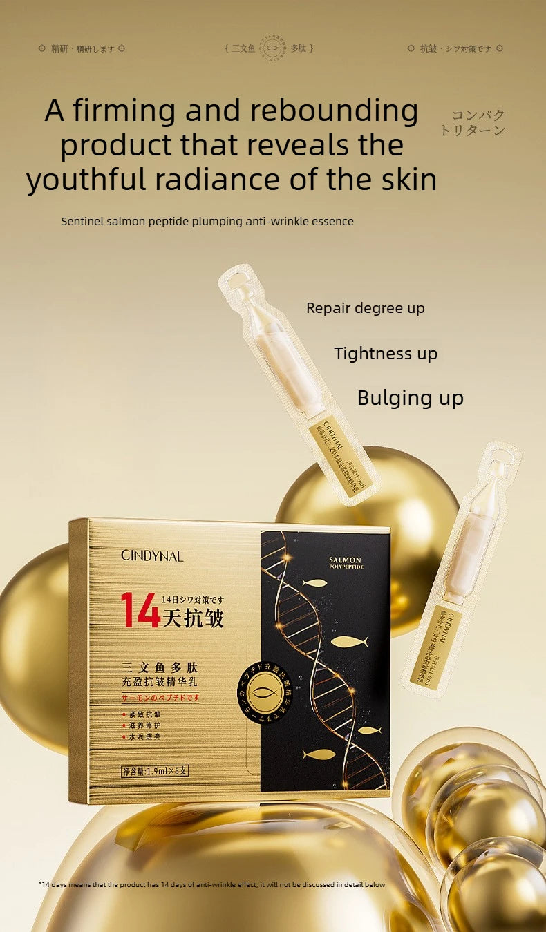 Salmon DNA Light Energy Anti- Wrinkle  Serum Fade Fine Lines Facial Moisturizing brightning Anti Aging Firming Skin Care