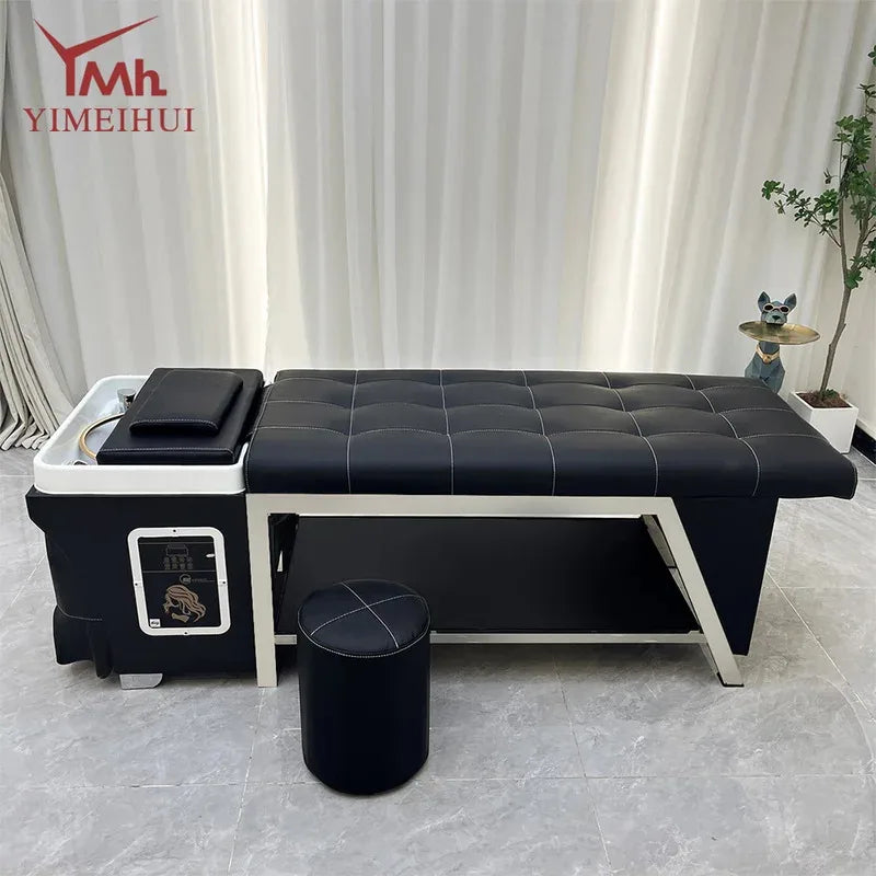 Thai Shampoo Bed With Head Spa Water Therapy System - Professional Grade Massage Chairs Tidesmit