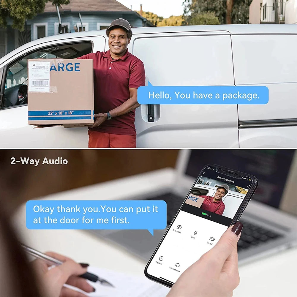 5inch Tuya Smart HD 5MP Peepholes Video Doorbells 2.4G Wifi Two Way Audio Digital Door Camera With 10000mah Battery IR Night Vision 160° Wide Angle Support Continuous Recording