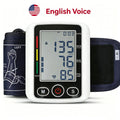 Blood Pressure Monitor Dual Result Display HD LED Arrhythmia Tonometer Digital Tensiometer Pressure Measure Arm Cuff Type