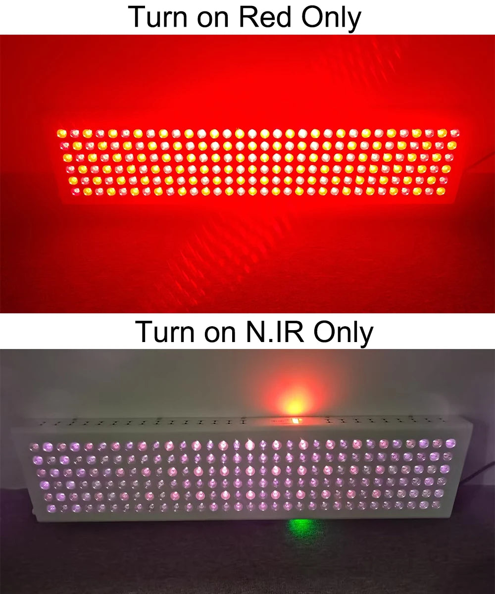 Dual Chip Red Light Therapy Panel Lamp 630nm 660nm Near Infrared Therapy Light 810nm 830nm 850nm LED Beauty Devices Face Body