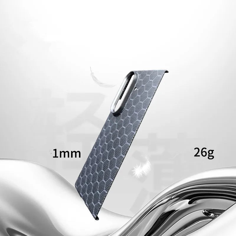 Samsung Galaxy Z Fold 7 Aramid Carbon Fiber Case - Slim Military Grade Protection Tidesmit