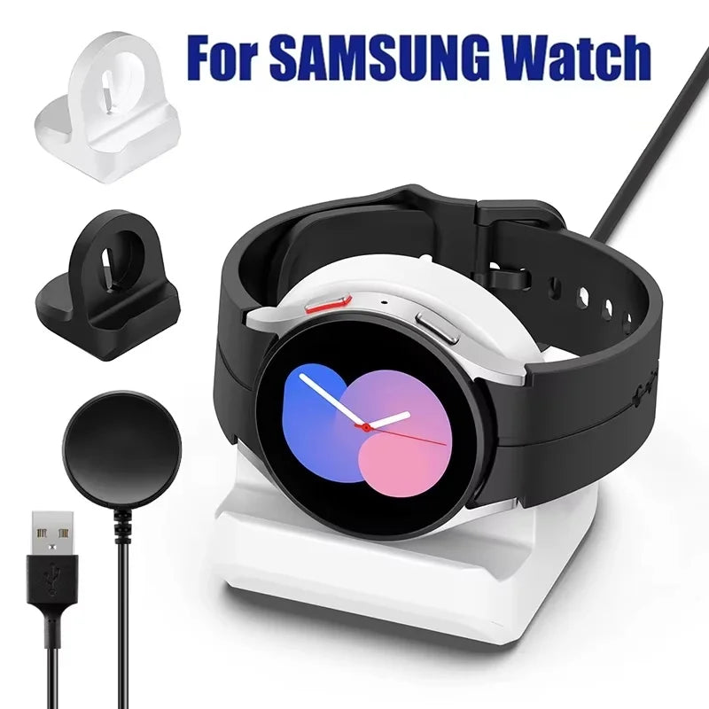 Wireless Charger Dock for Samsung Galaxy Watch | Fast Charging Station Tidesmit