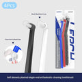 Soft Hair Small Head Single-Beam Toothbrush For Interdental Cleaning Adult Oral Care Deep Cleaning Tool For Teeth Implants
