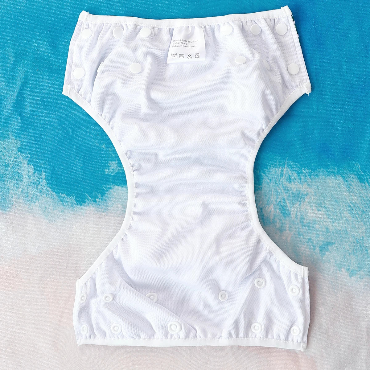 HappyFlute 3-Piece Mesh Cloth Inner Fabric Baby Swimming Diaper Reusable Adjustable 0-3 Years Summer Diaper