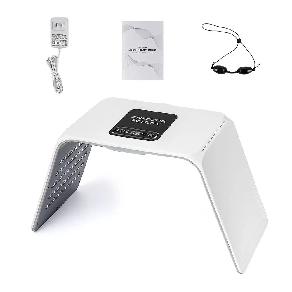 160 LEDs Foldable 7 Colors LED Photon Machine Home Use Beauty Salon LED Facial Body SPA Mask PDT Machine Face LED Mask Skin Care