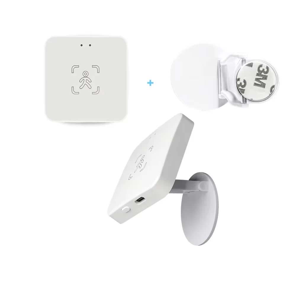 Tuya WiFi / Zigbee Human Presence Detector 24G,Luminance/Distance Detection, Smart Human Body PIR Sensor Support Home Assistant