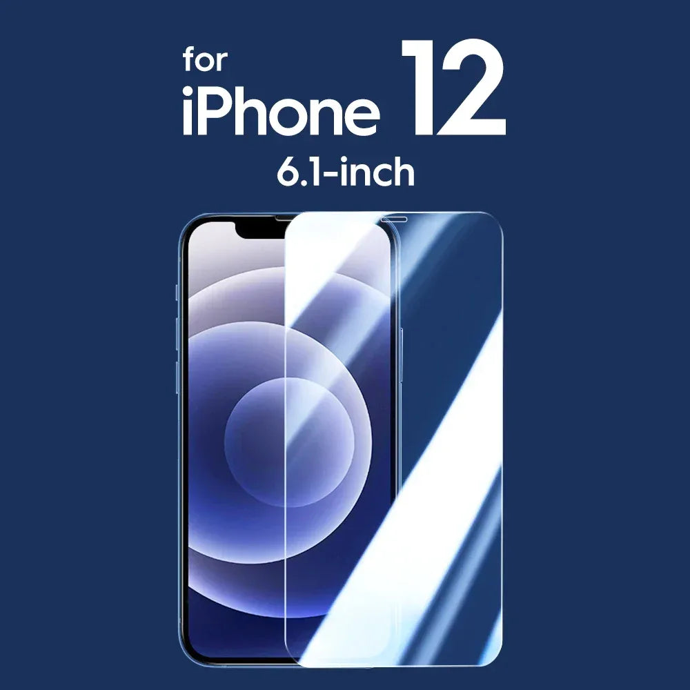 iPhone Screen Protector - 9H Hardness Tempered Glass for iPhone Series for iPhone 12 China Mainland 2PCS HD Tidesmit