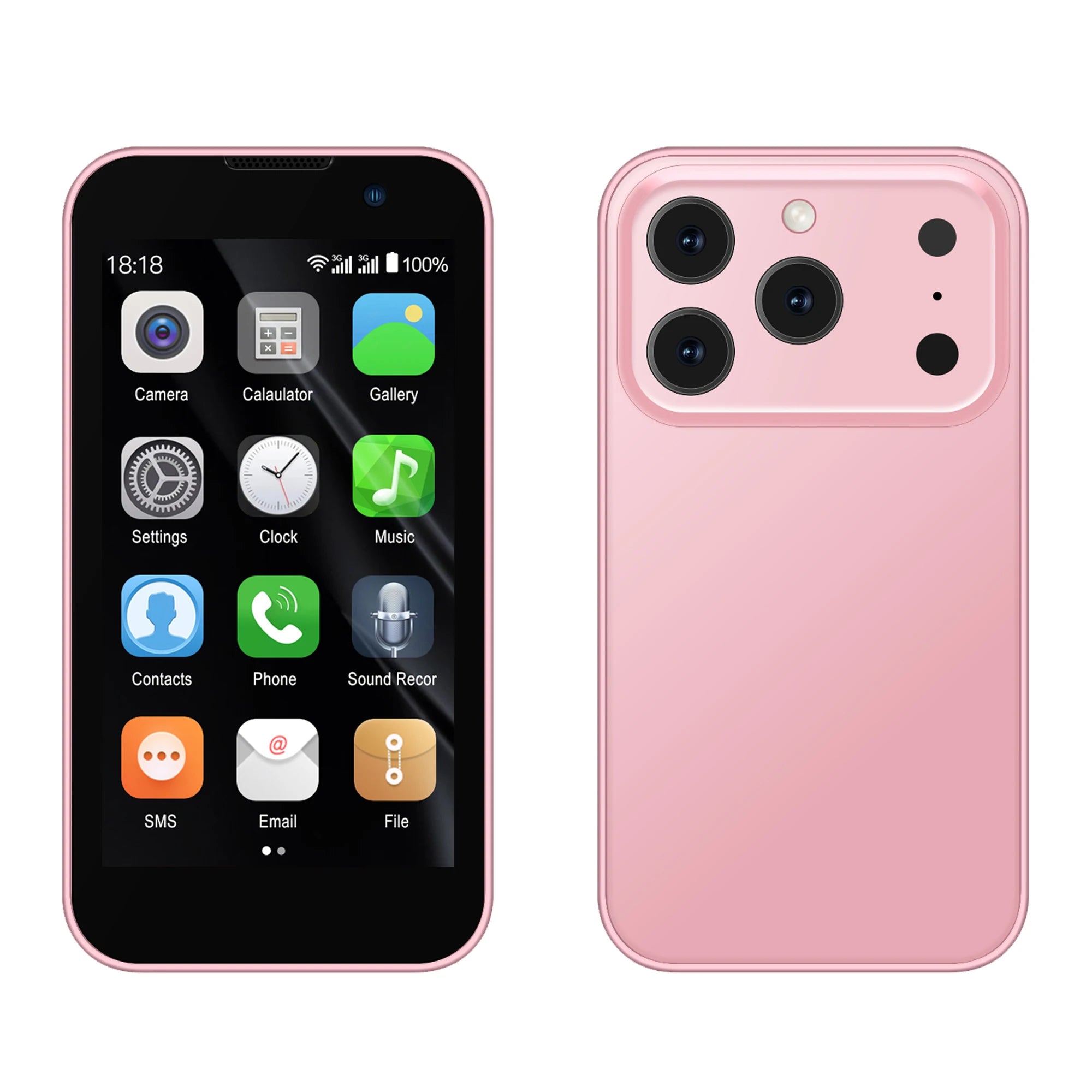 NEW SERVO 17SE Mini Smartphone 3G WCDMA Android 9.0 Dual SIM Standby 2GB+16GB Wifi GPS Play Store Pocket Smart Phone 3.0 Display