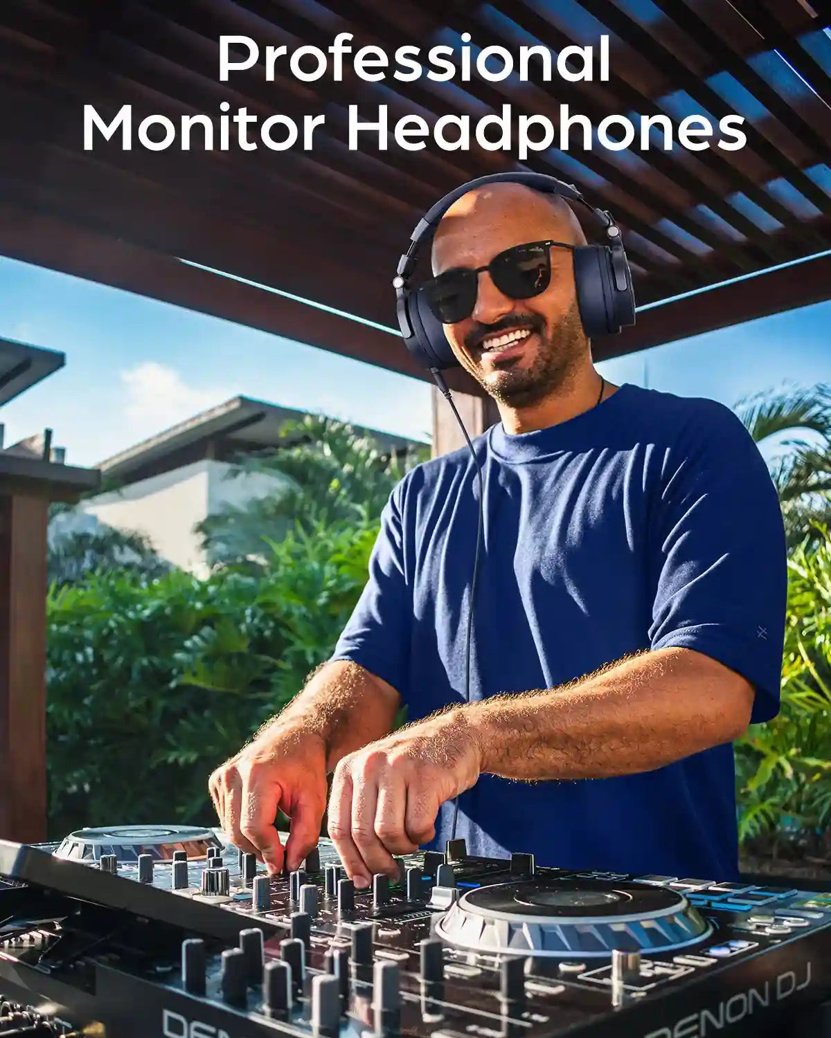 Wired Studio Headphones Over-Ear High-Res Monitor Audio Tidesmit Tidesmit