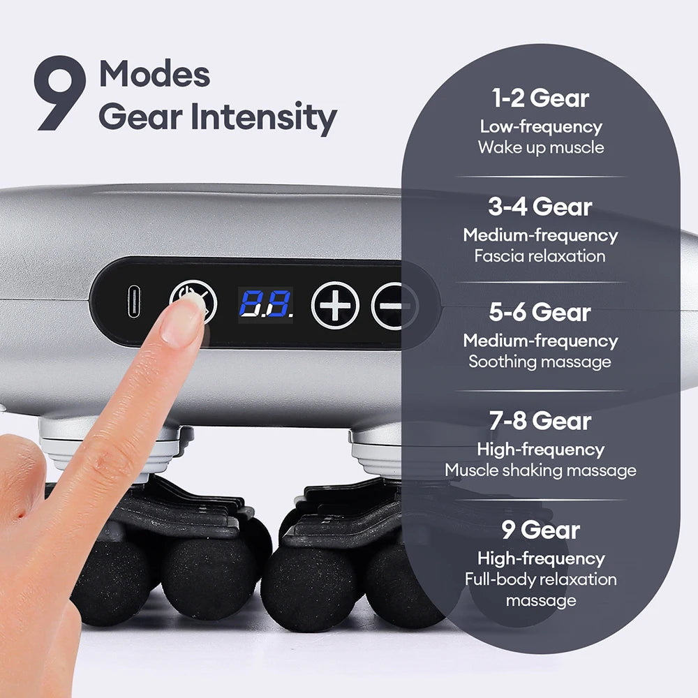 Deep Tissue Massage Gun: Percussion Muscle Recovery Tool Relaxation Treatment Tidesmit