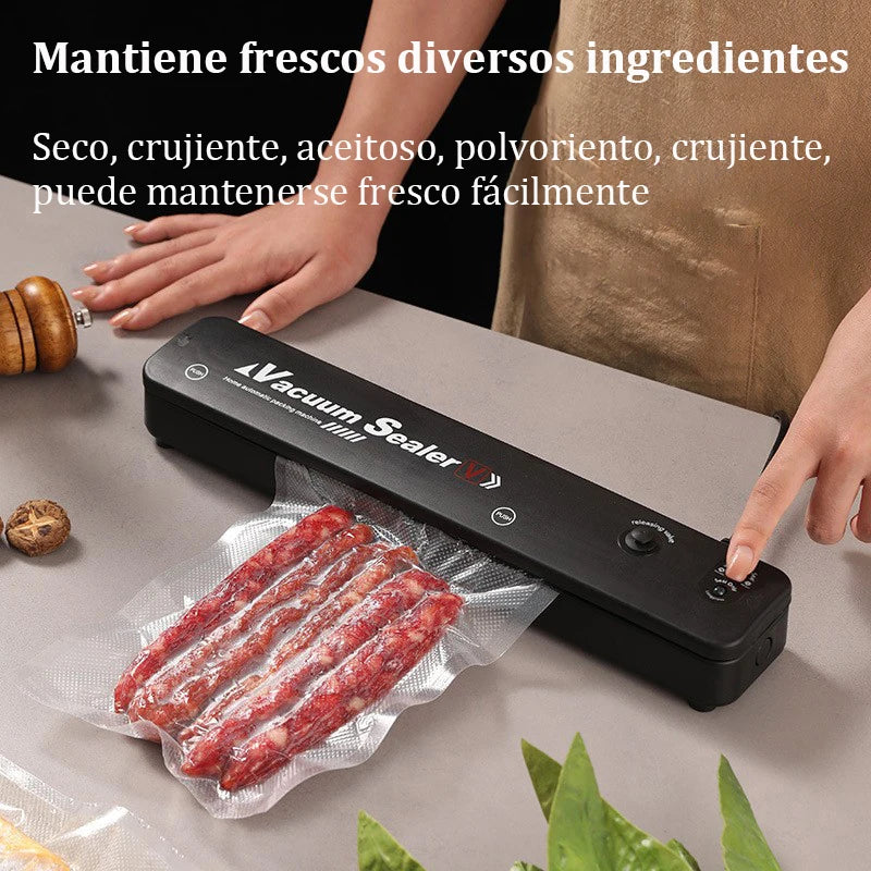 Vacuum sealing machine small food packaging machine fully automatic sealing cooked food compression plastic sealing machine