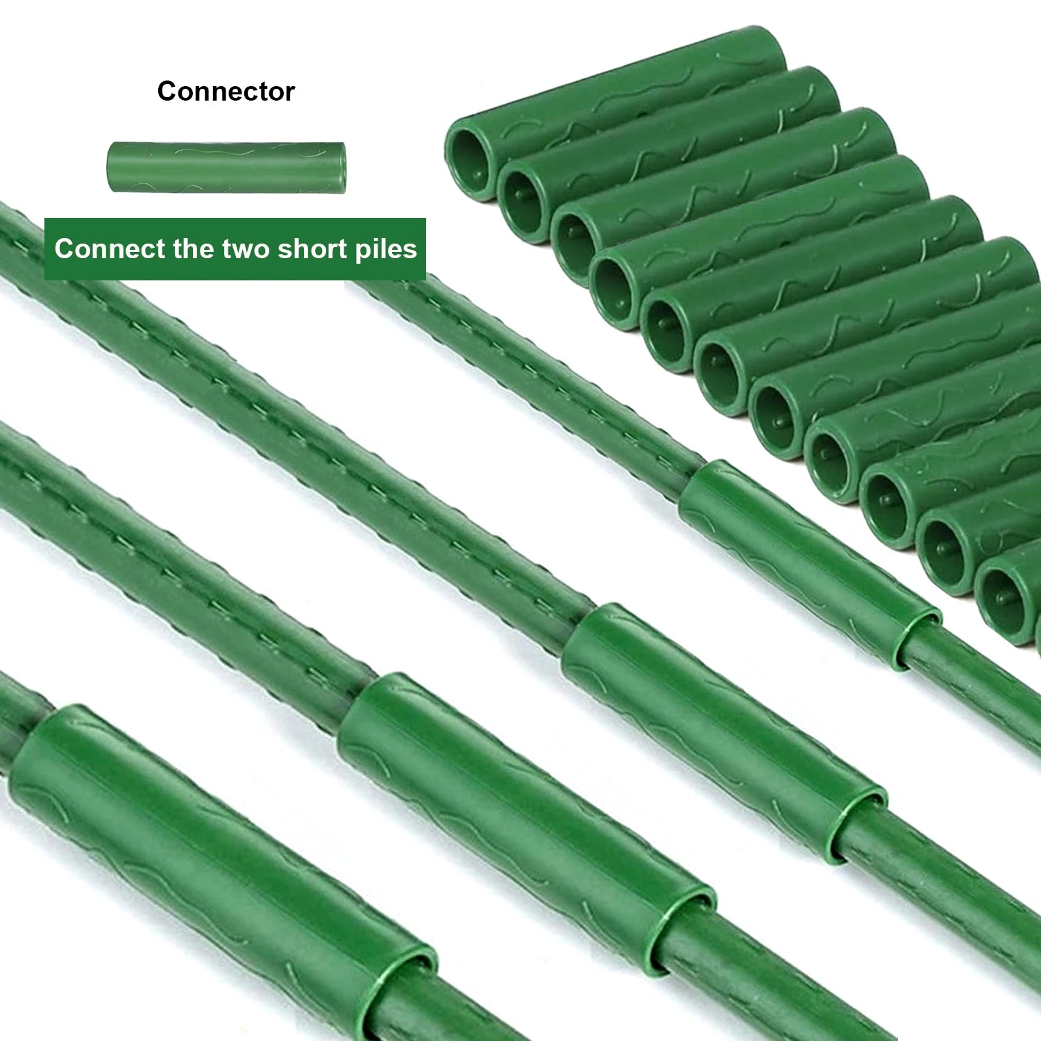 10-Pack Plant Support Universal Plastic Clips 8/11/16/20mm Diameter Fasteners Adjustable Accessories Adjustable Plant Clips