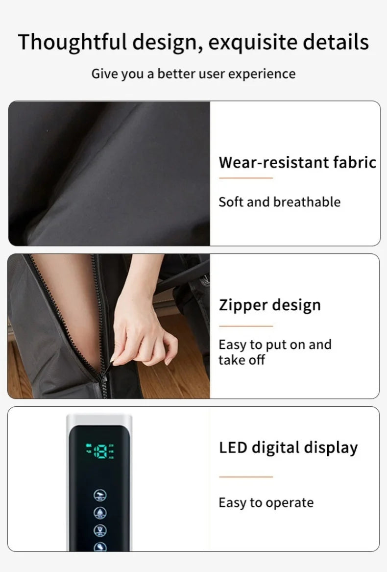 Leg Massager for Circulation: Air Compression Relief by Tidesmit Body Shaping Massage Equipment Tidesmit