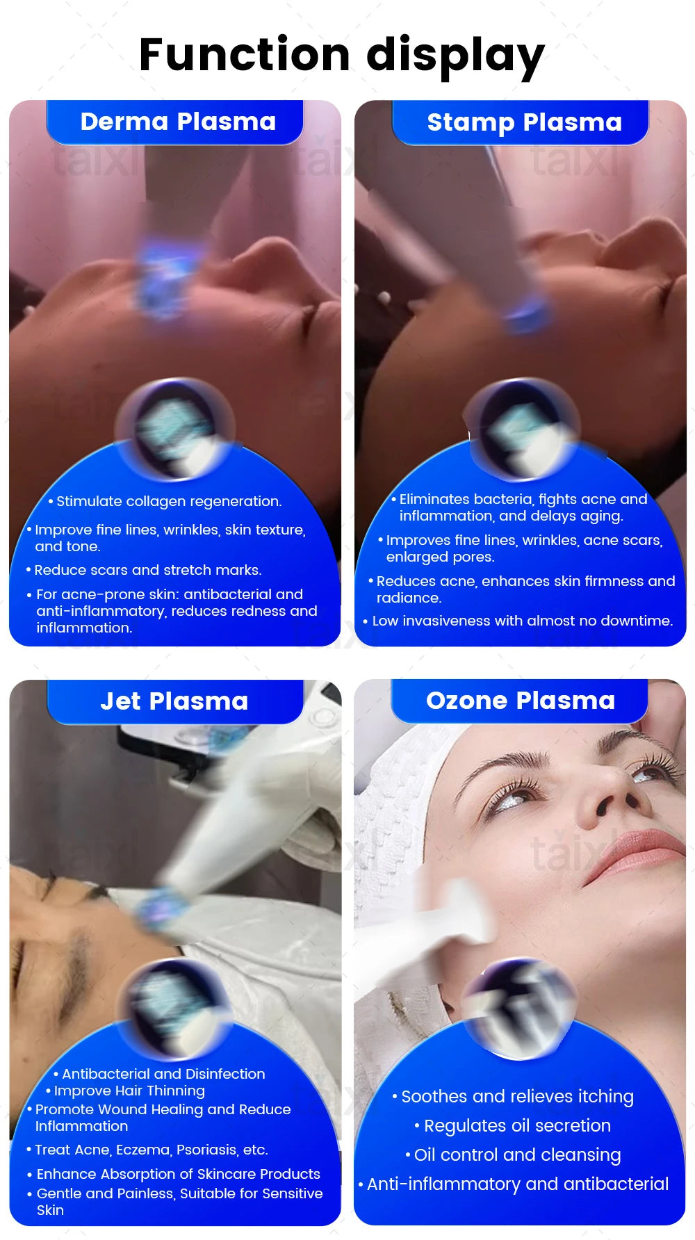 Cold Hot Plasma Machine for Facial Care and Skin Rejuvenation - Tidesmit Body Shaping Massage Equipment Tidesmit
