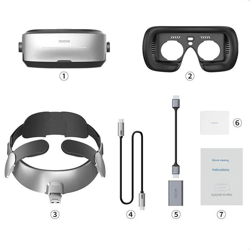 GOOVIS G3 Max 5K VR Headset - Personal 3D Cinema Glasses Tidesmit