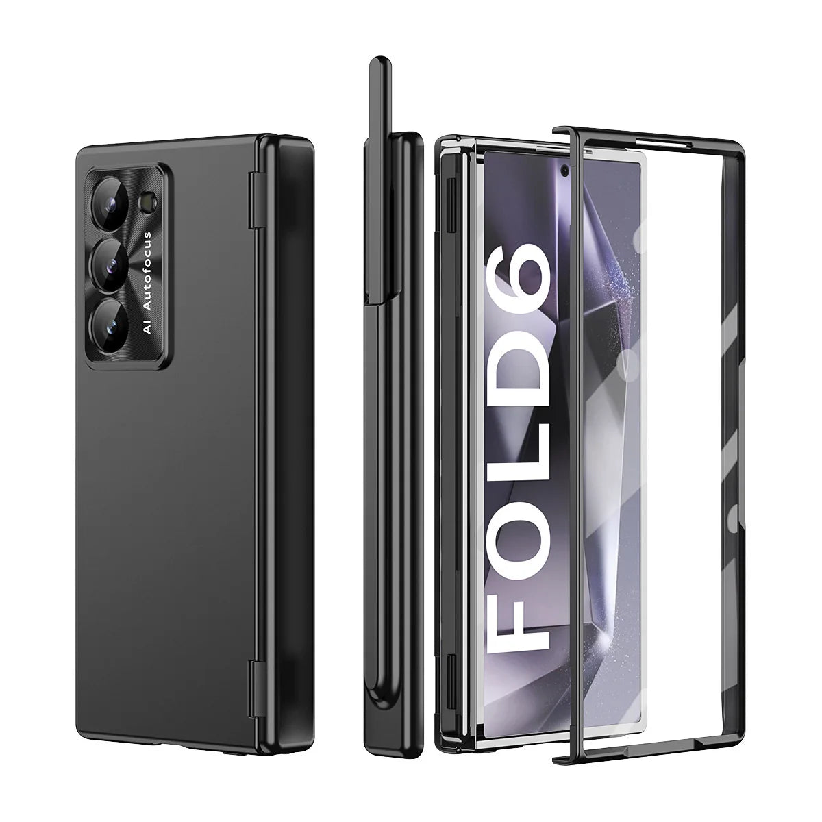 Samsung Galaxy Z Fold 6 Case with S-Pen Holder and Hinge Protection black For Galaxy Z Fold6 China Mainland Tidesmit