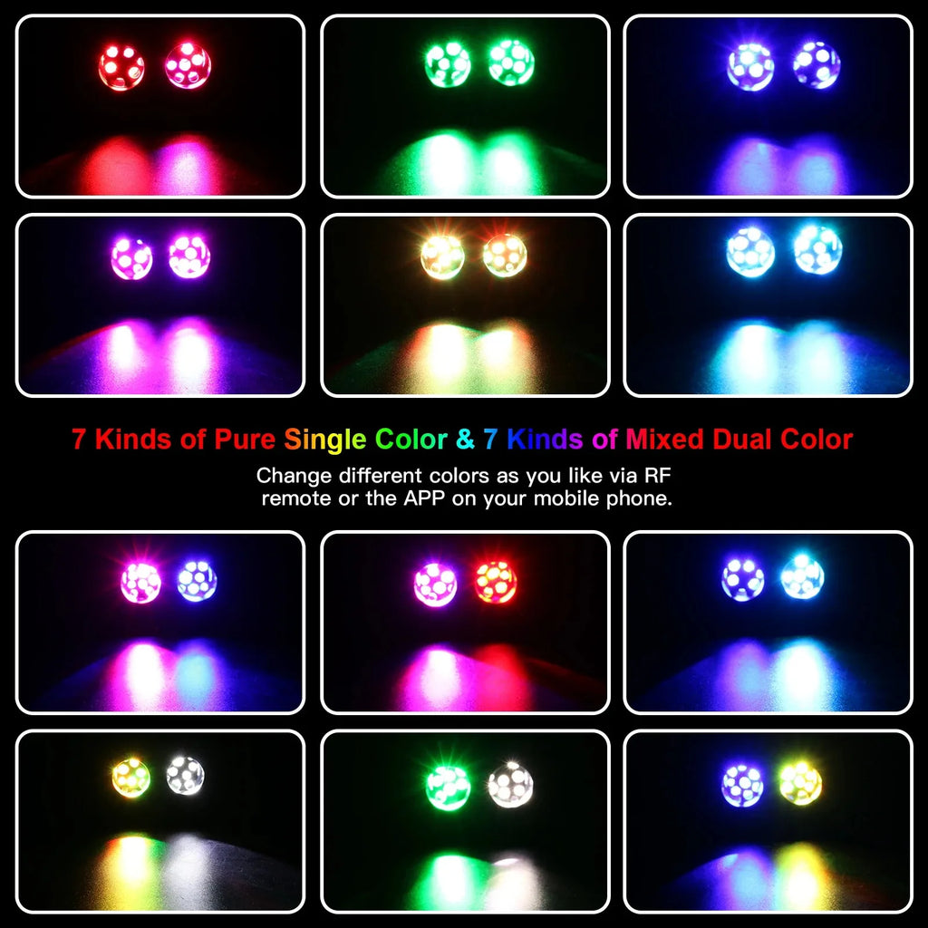 Tidesmit RGB Car Roof Star Light Kit with App Control Fiber Optic System Tidesmit