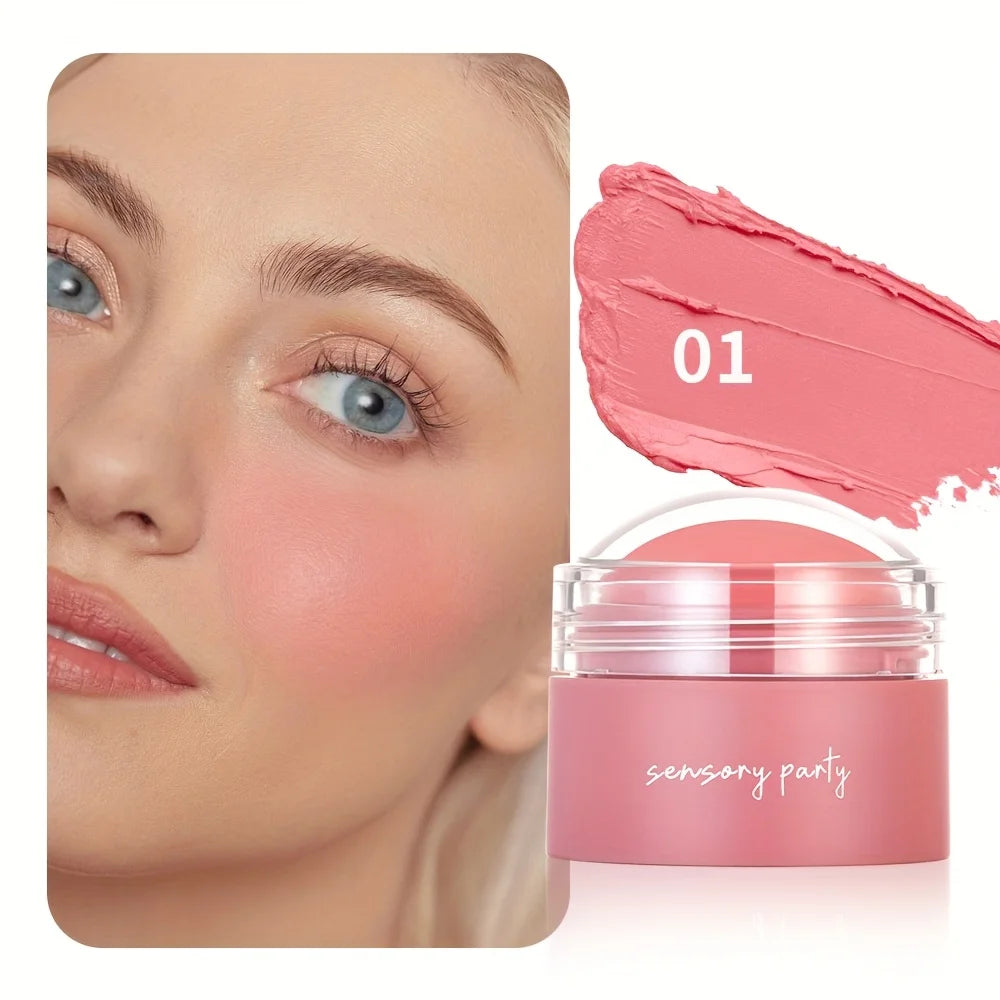 Tidesmit waterproof blush cream texture close-up showing long-lasting pigmented multi-use face makeup