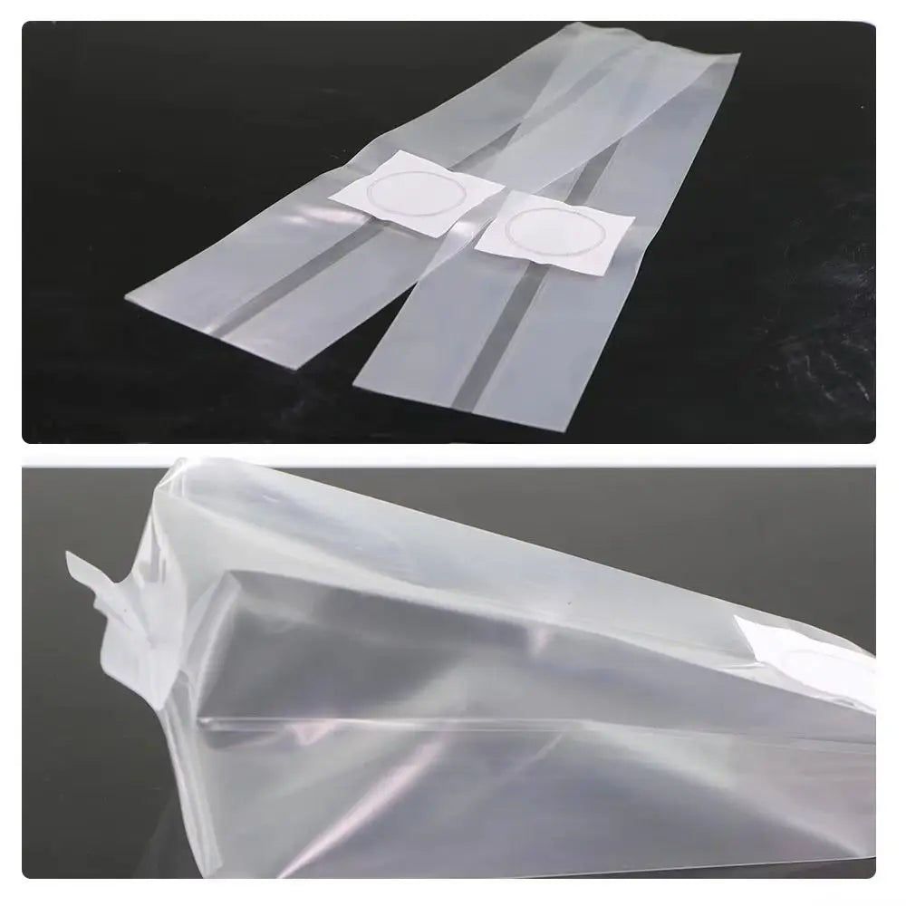 50pcs High Quality PP Mushroom Planting Bag 0.2um Filter Clear Mushroom Spawn Grow Bag Tissue Culture Bag Indoor Gardening