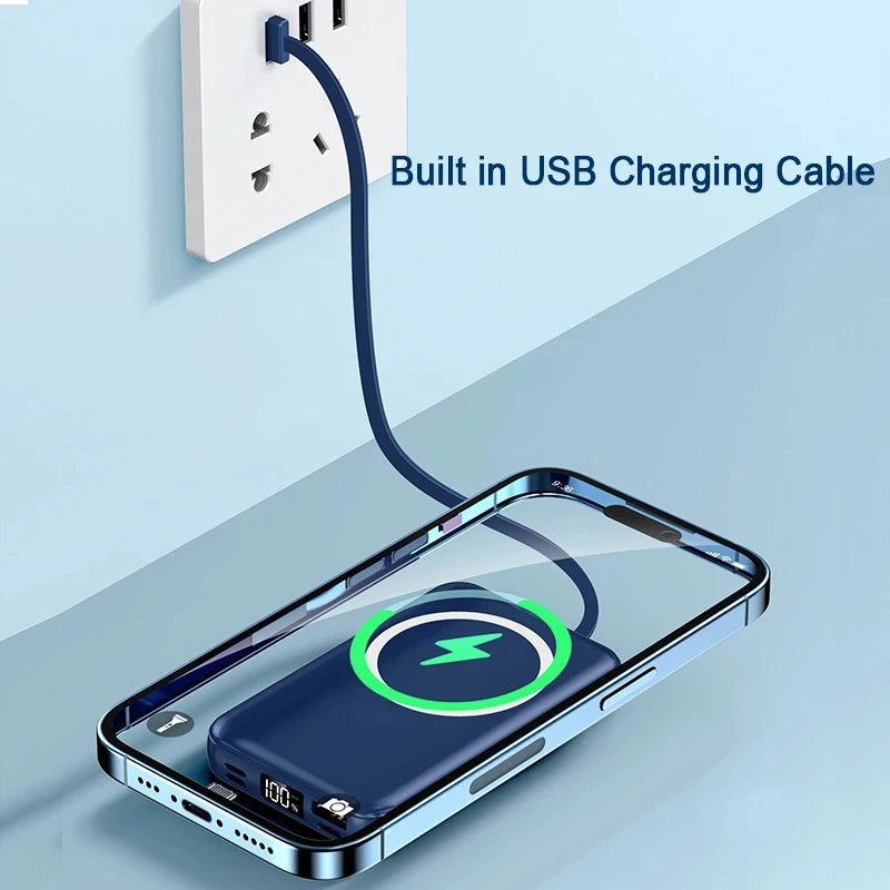 Magnetic Wireless Power Bank 10000mAh PD Fast Charger - Tidesmit Tidesmit